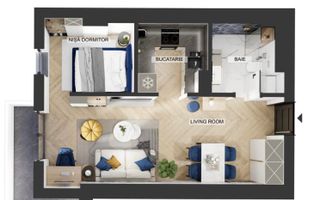 Studio dublu de vanzare - My Place North - Poză 1