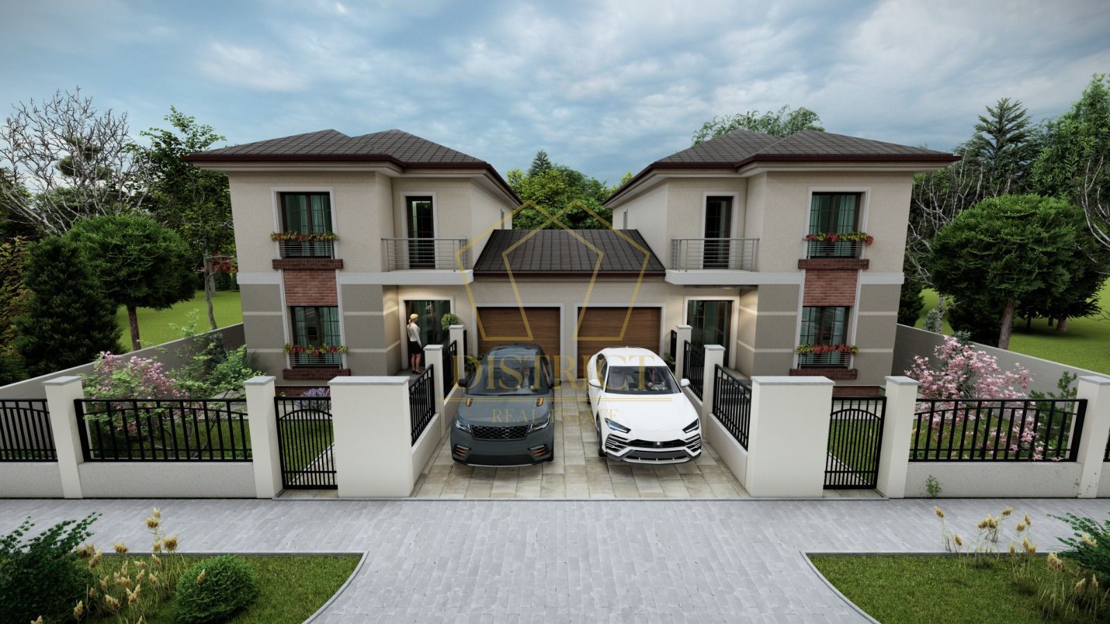 Duplex superb cu 5 camere despărțit prin garaj I Mosnita Noua - Poză 1