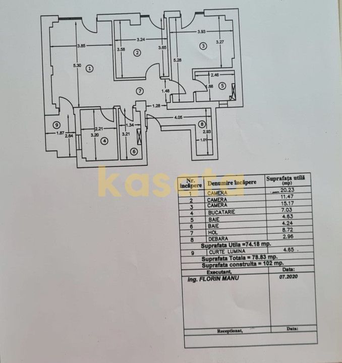 OPORTUNITATE | APARTAMENT 3 CAMERE  AVIATIEI | CURTE 60MP | DECOMANDAT - Poză 11