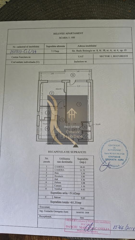 Apartament 2 camere Radu Boiangiu - Ion Mihalache - Poză 6