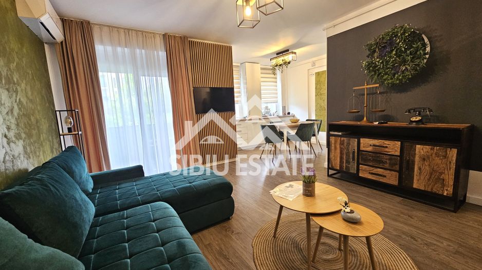 Apartament 3 camere, 2 bai Sibiu, dotat complet - Poză 8