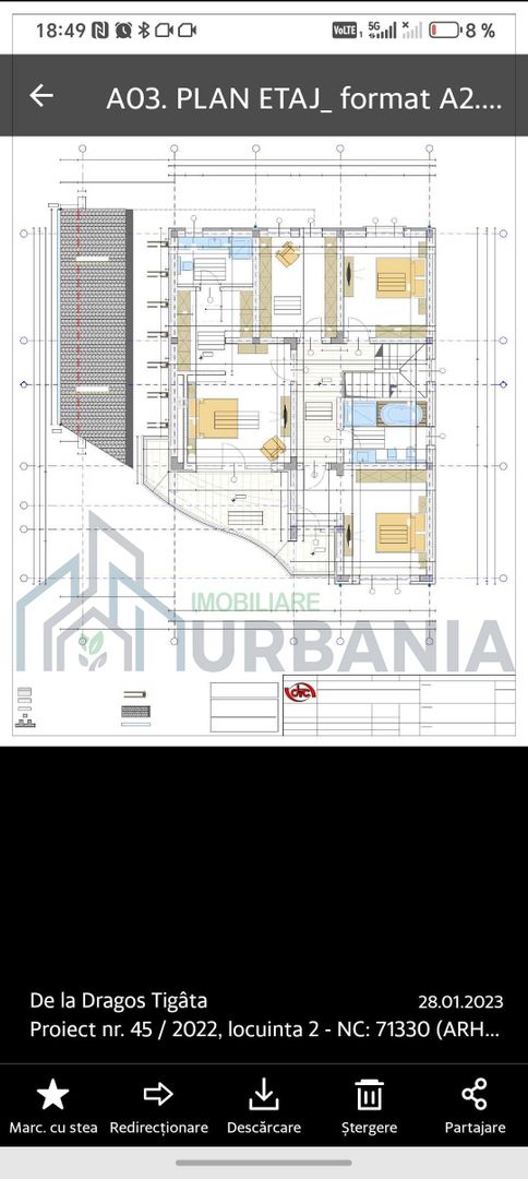 Casă la roșu în Hlincea, Iași – 4 camere, teren 620 mp - Poză 4