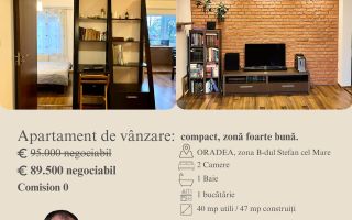 Apartament 2 camere decomandat, mobilat & utilat – Bd. Ștefan cel Mare - Poză 1
