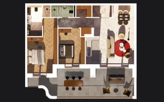APARTAMENT ULTRAFINISAT | COMPLEX PREMIUM | 221MP-TERASA 114MP - PIPERA - Schiță 14