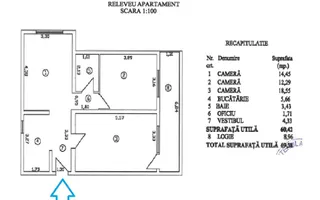 Vanzare Apartament 3 Camere Titulescu Primaria sector 1 - Poză 23