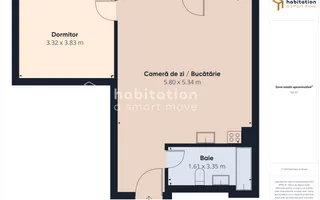 Tur virtual - Apartament 2 camere, zona Centrală - Paltim - Poză 25