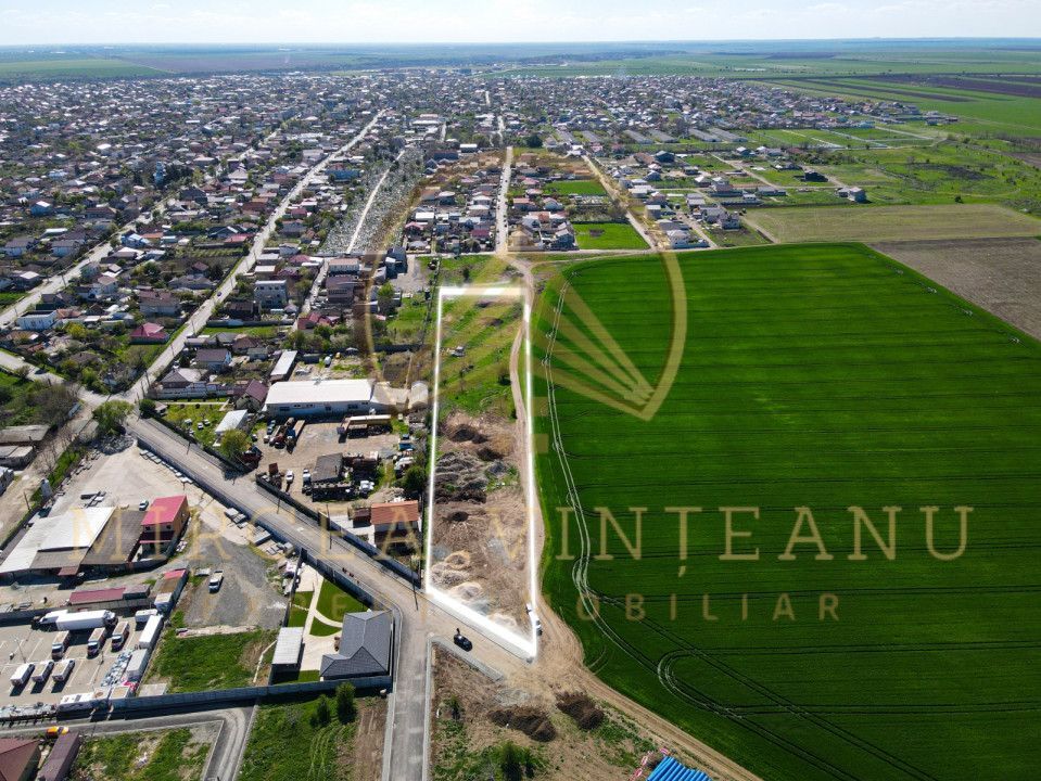 Cumpana - Teren intravilan în suprafață de 7147 mp cu 2 deschideri. - Poză 2