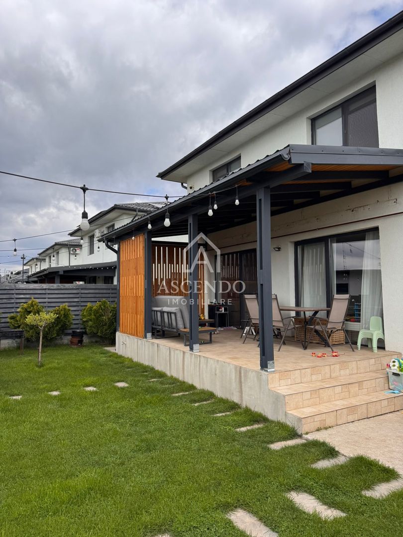 Casă individuală mobilată complet | 118 mp utili | Comuna Berceni - Poză 1