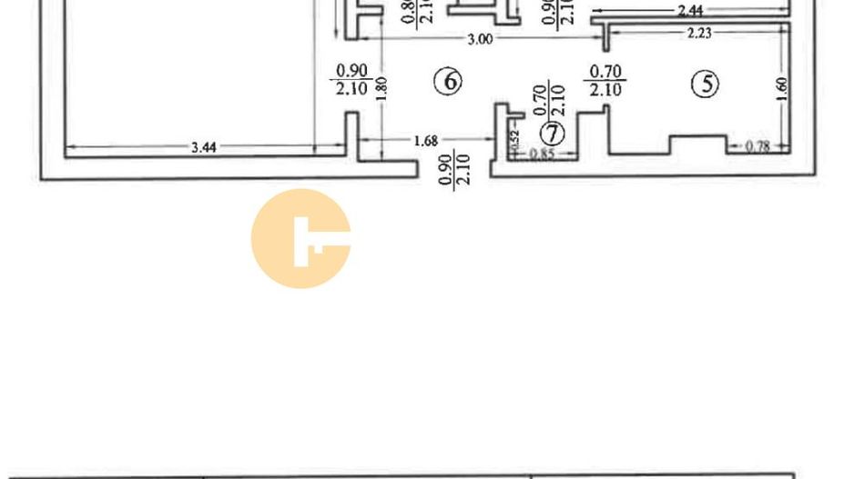 Cotnari -  Etaj Intermediar - 2 camere decomandat - Fara Risc - Poză 10