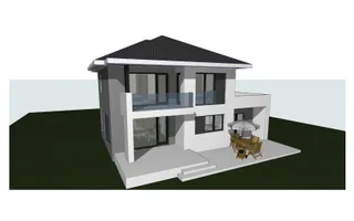 Casa moderna in Selimbar cu garaj- Terasa la parter, 2 balcone la etaj - Poză 21