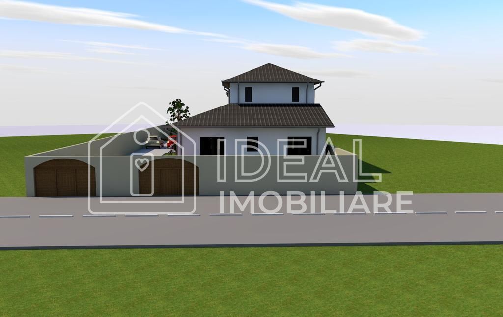 Casa Individuala cu 4 camere si 380 mp curte, in Cristian - Poză 1