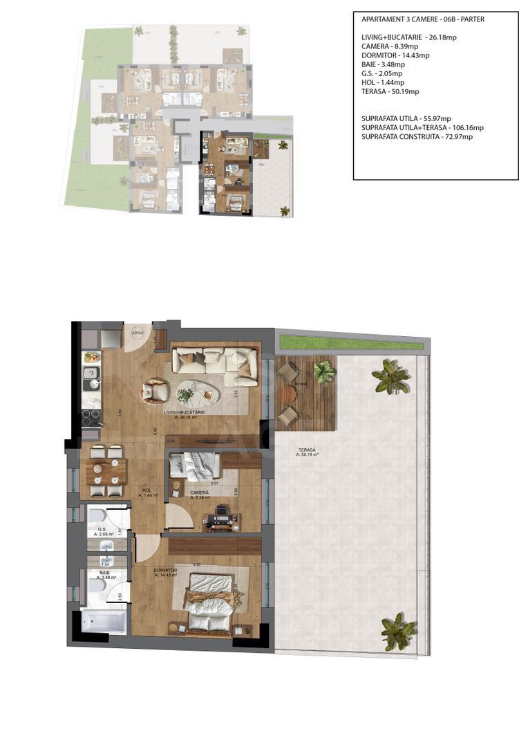 Vânzare, apartament, 3 camere, București - Poză 9