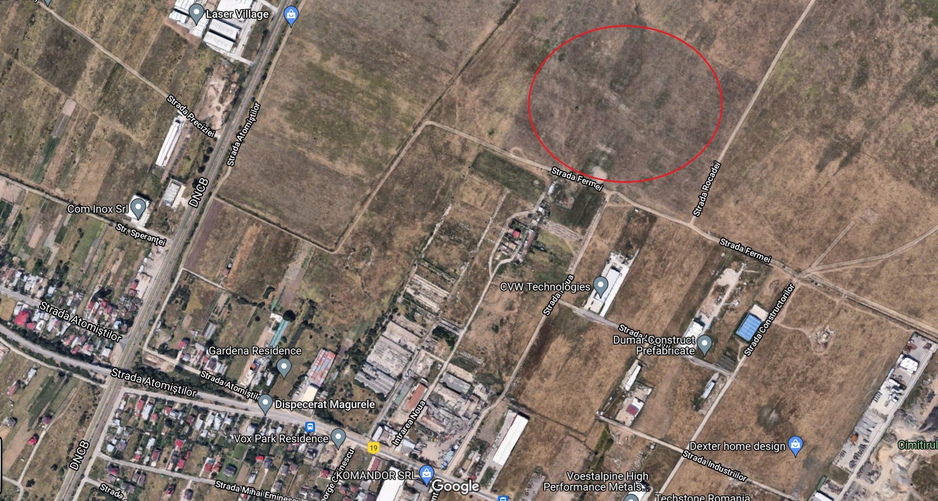 Magurele teren 500 mp strada Fermei Atomistilor DNCB - Poză 5