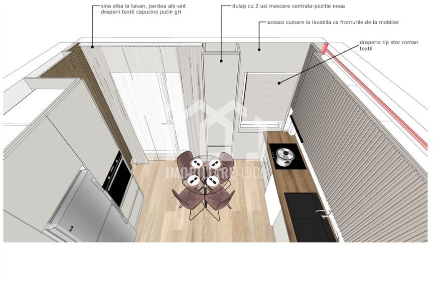 Apartament 2 camere finisat, 50mp,  Bloc nou, Sannicoara - Poză 22