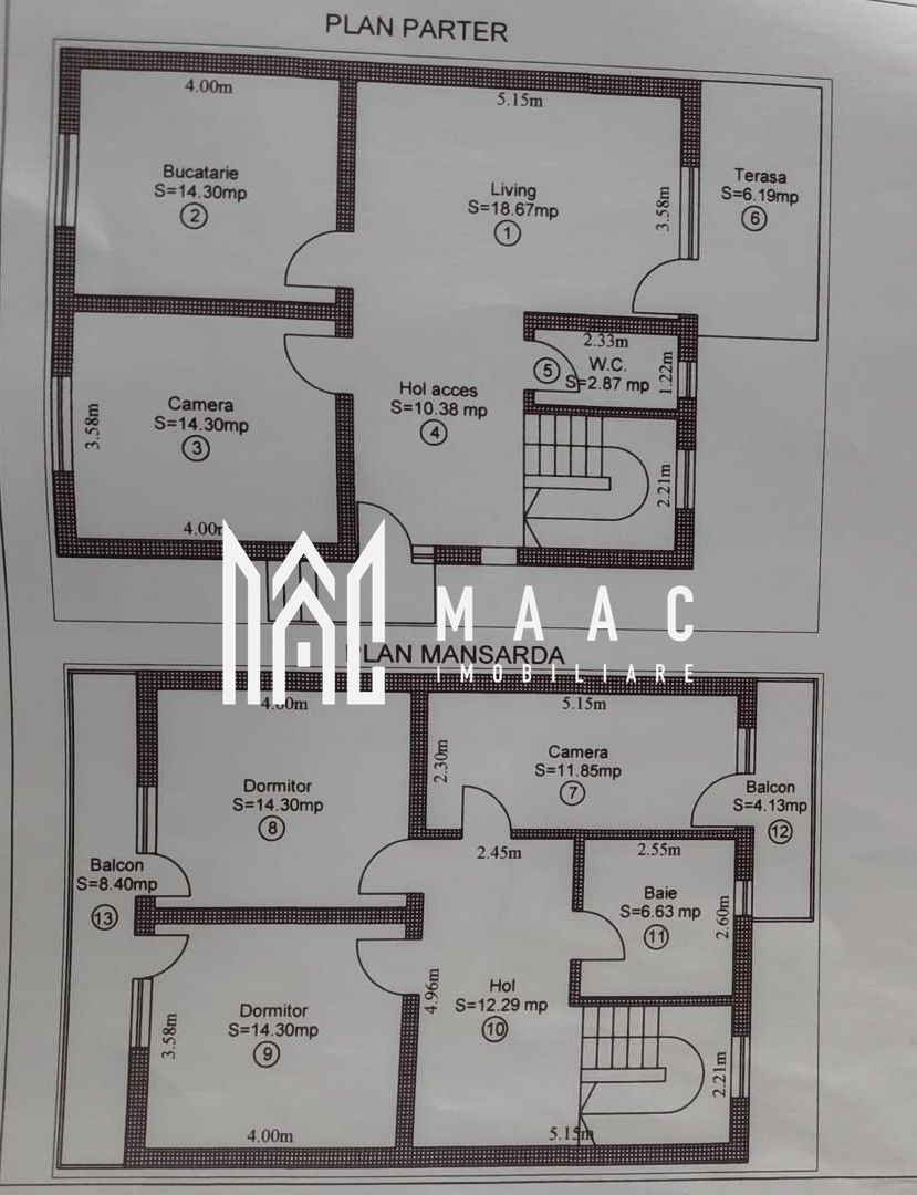 Casă individuală I 120mpu I 5 camere I Curte 300mp I Cristian - Poză 13