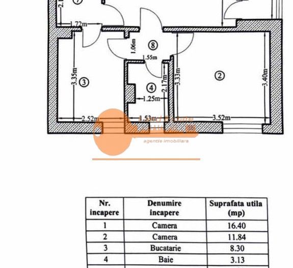 Apartament 2 camere | Drumul Taberei | Metrou Favorit - Schiță 9