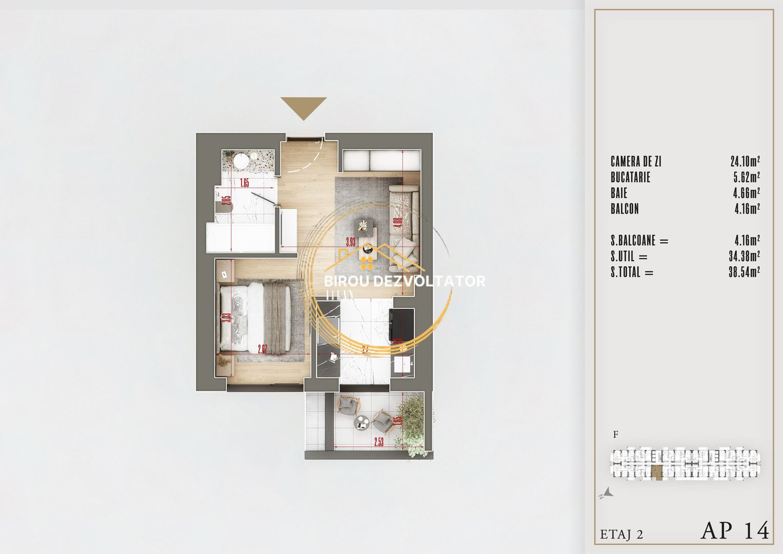 Investitie Ansmblu de lux|Izolatie fonica|Zone verde|comercial|Design| - Schiță 5