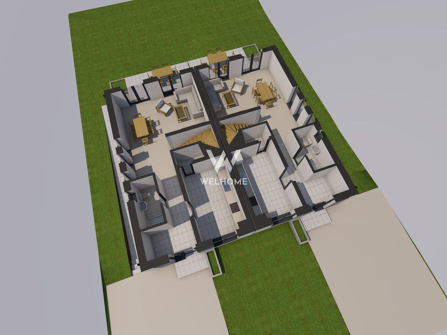 Duplex modern si calitativ cu curte generoasa - Cisnadie - Sibiu - Poză 8