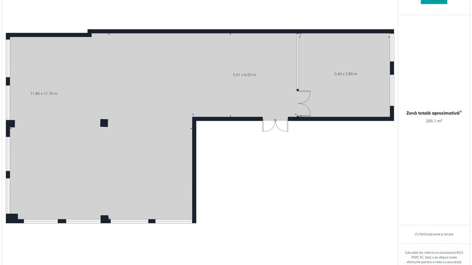 Spații moderne 205 mp și parcare, lângă autostradă - Poză 3