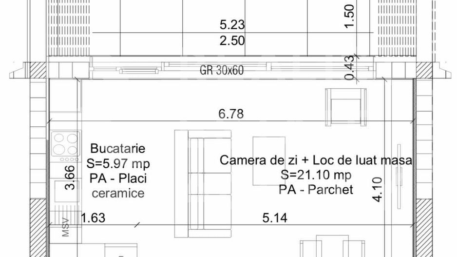 Vânzare, apartament, 3 camere, Iancu Nicolae - Schiță 19