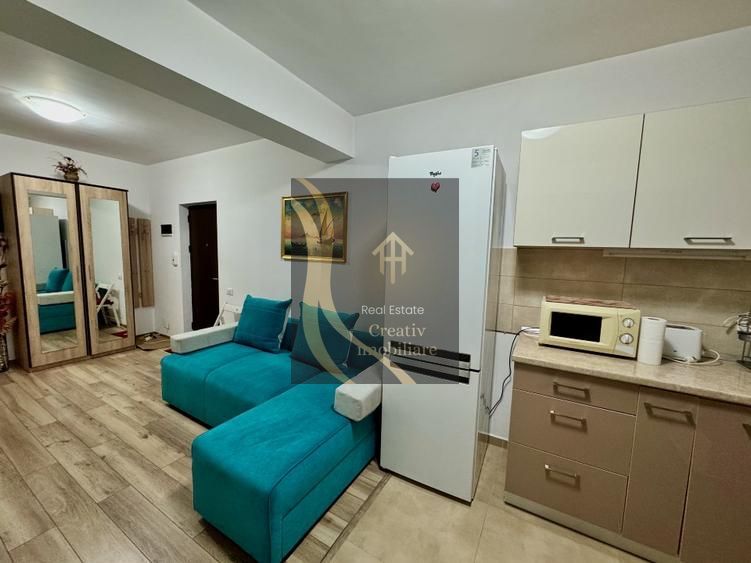 Garsonieră lux 39 mp, mobilată, balcon, etaj 4/4, bloc 2017 - Valea Doftanei - Poză 3