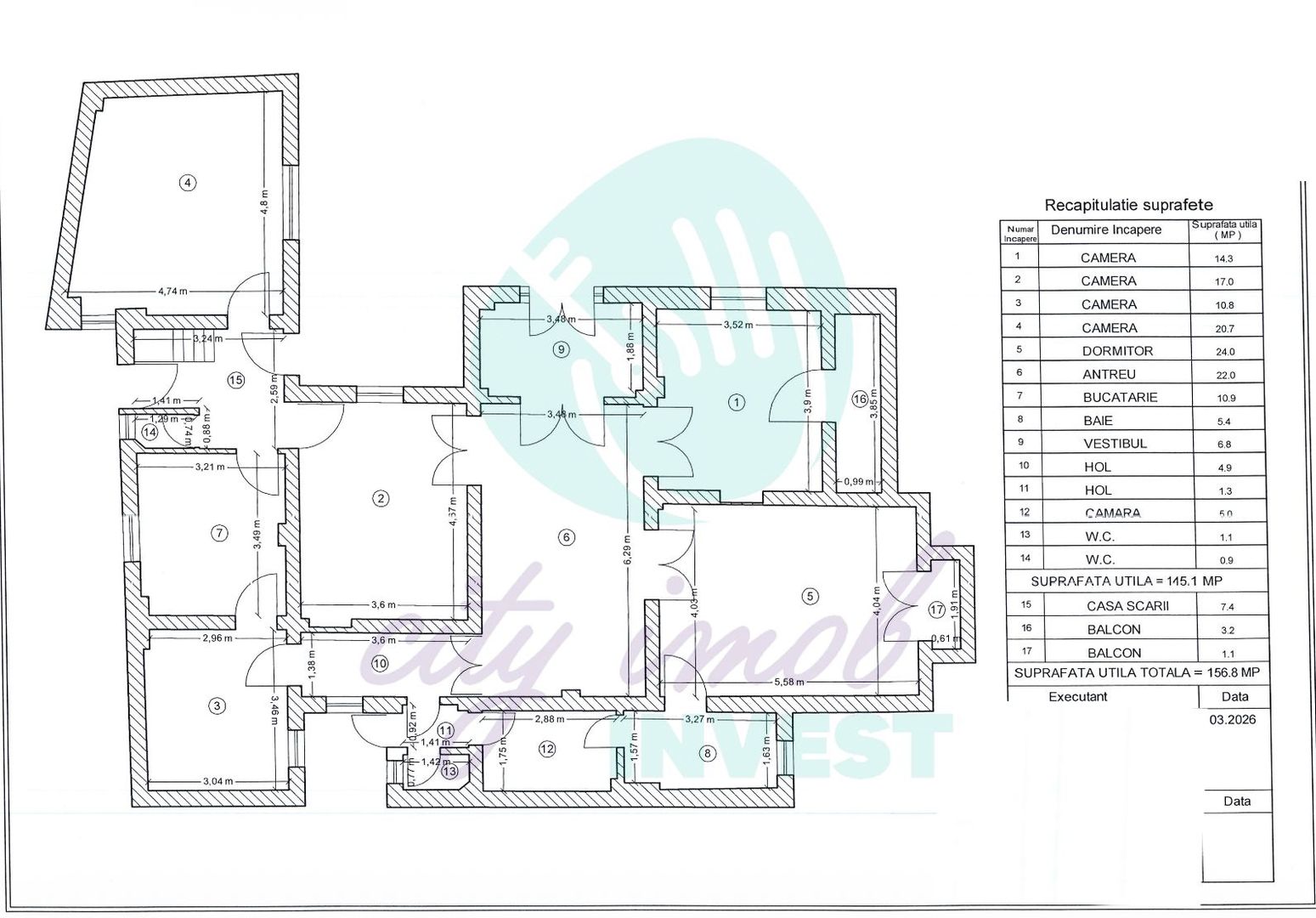 Raritate Parc Carol | Vila neoromânească curte libera 165mp - Poză 12