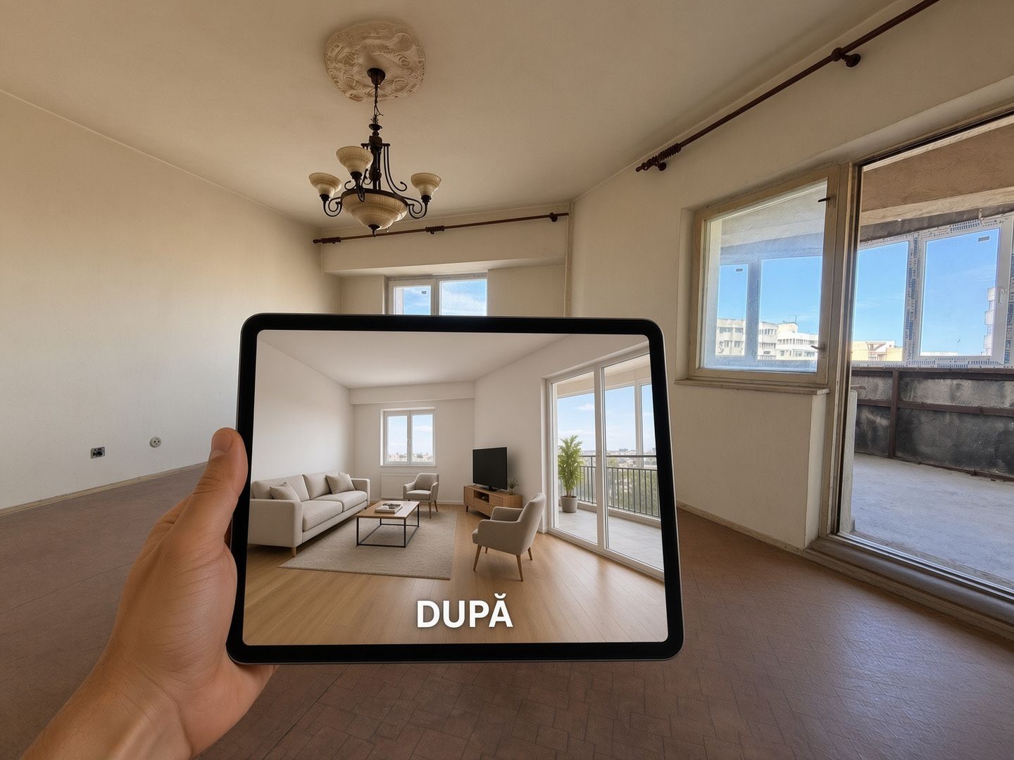 Imobil cu 3 camere decomandat | zona centrala | Terasa - Poză 3