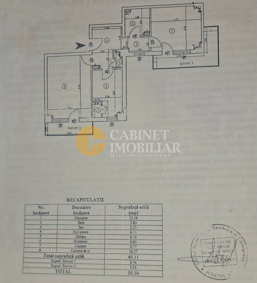 2 CAMERE DECOMANDAT-- MOBILAT+UTILAT-- PACURARI-MOARA DE FOC - Poză 8