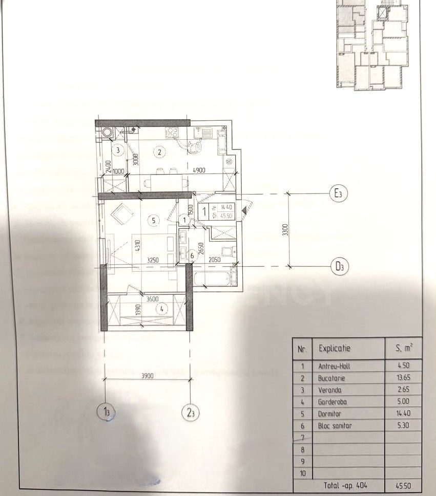 Vânzare, apartament, 1 camera + living, strada Nicolae Dimo, Durlești - Poză 4