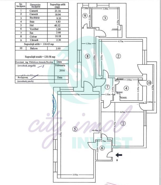 Eleganță interbelică autentică | 127 mp | Piața Sfântul Ștefan - Poză 3