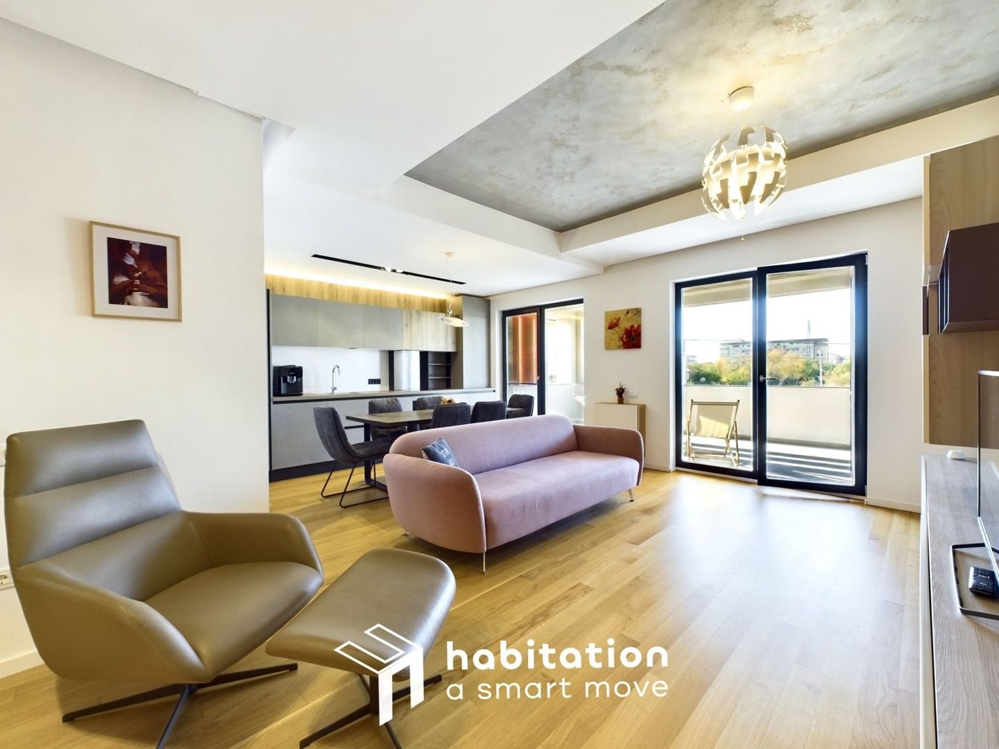 Tur virtual- 3 camere, vibrant, cu zona SPA, lângă Pădurea Verde - Poză 4