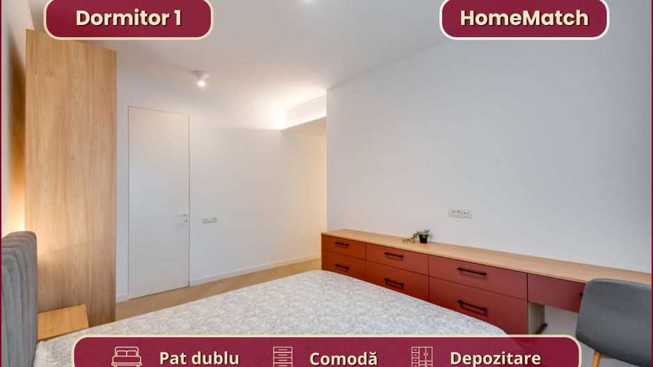 Cortina North || 3 camere || Prima închiriere || Comision 0% - Poză 8