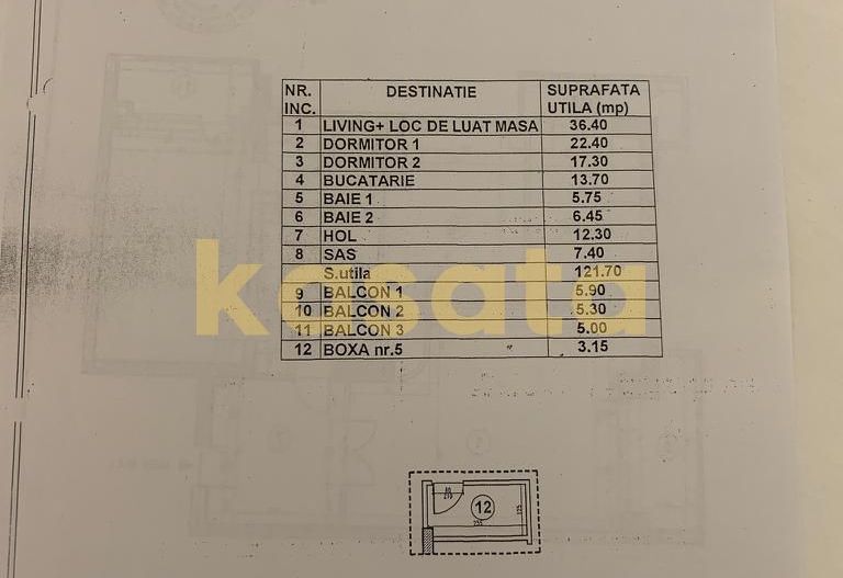 APARTAMENT LUX | ZONA HERASTRAU - Schiță 23