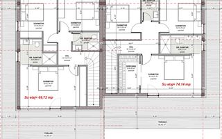 Teren cu autorizatie pentru 1 duplex. - Schiță 4