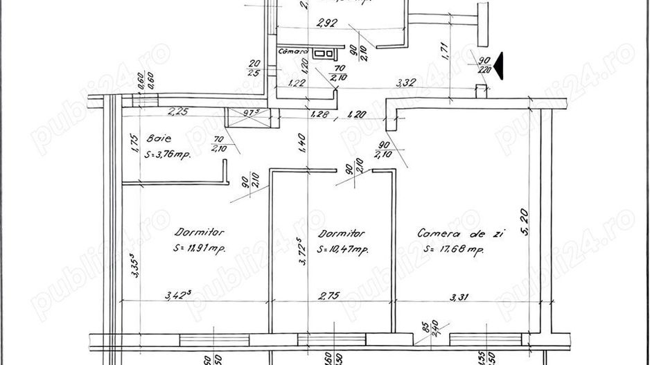 Apartament 3 camere  de inchiriat - Poză 9