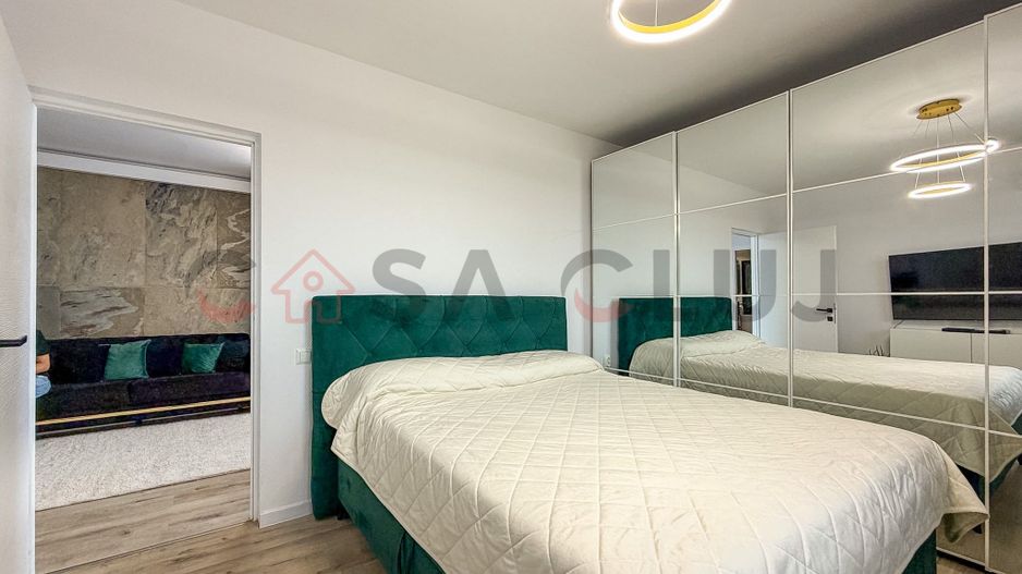 Apartament cu 2 dormitoare + living cu bucatarie open space - Poză 1