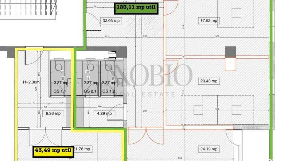 Spatiu birouri/comercial | 166 MP | Primaverii - Poză 6