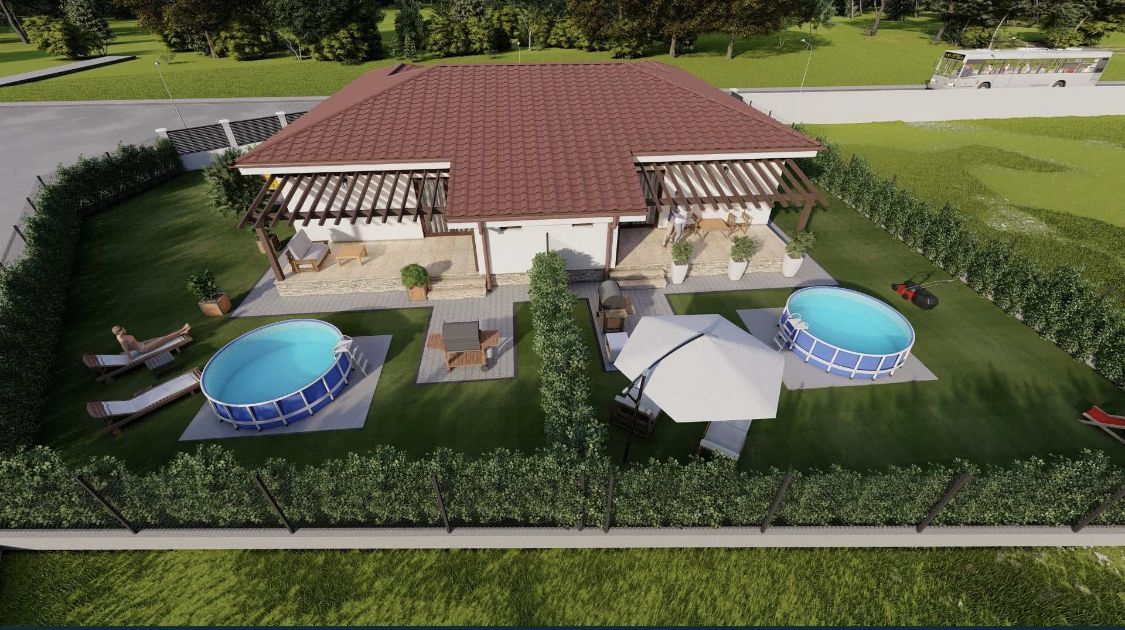 Casa, case semifinisate, la rosu, fundatie, complex rezodential Amati - Poză 3