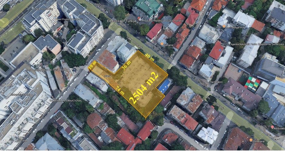 Teren 2.500 m² cu dublă deschidere – Calea Dorobanți - Poză 2