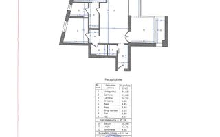 Apartament de lux cu 3 camere – Centralis, Universitate, București - Schiță 13