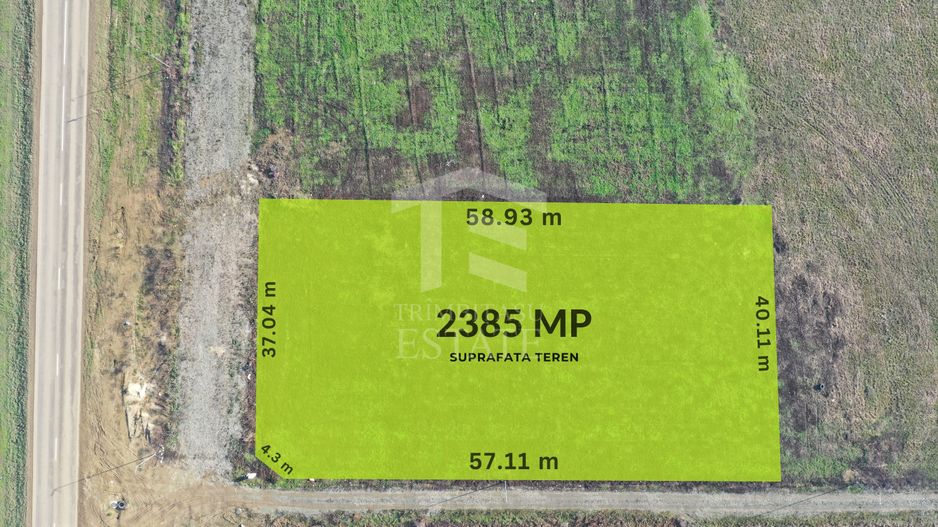Vanzare | Teren industrial | 2385 MP | Apa Curent Canal | Mosnita Noua - Poză 2