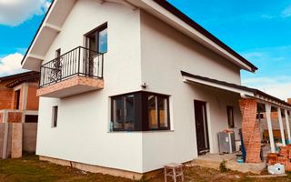 Casa individuala P+M Giarmata 584 mp 22 front, interior la alb - Poză 1