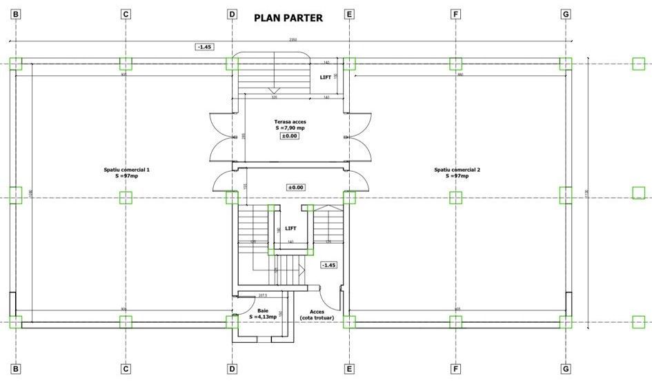 Spațiu comercial Otopeni -  vizibilitate maximă, zona 23 August - Schiță 7