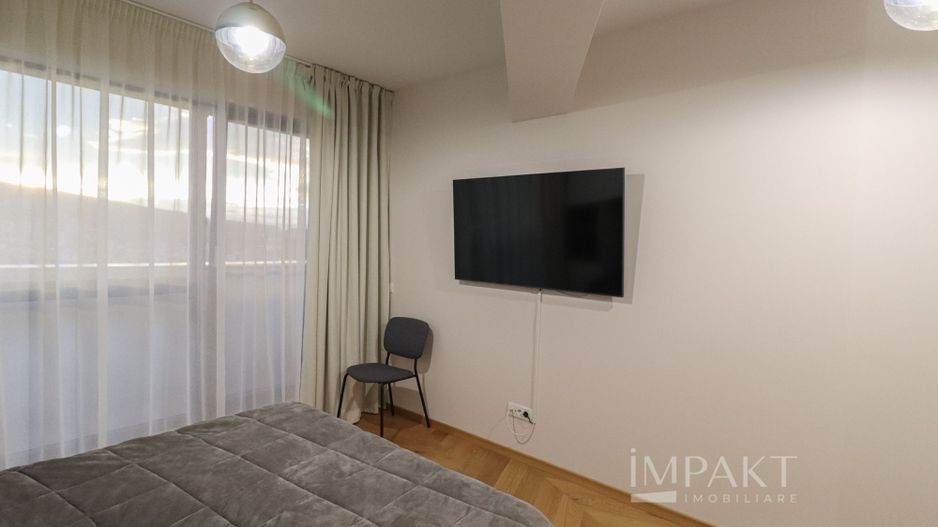 Apartament cu 2 camere ultrafinisat, cu un view deosebit, situat in ansamblul Wings! - Poză 12