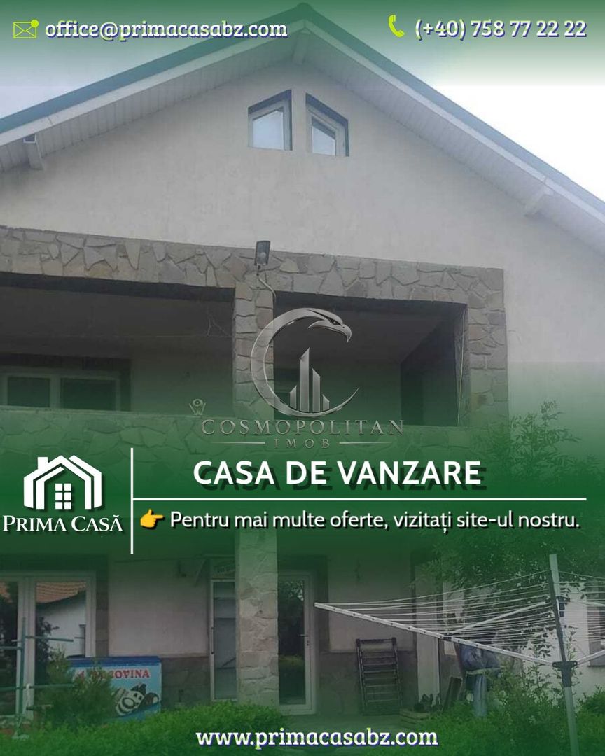 Proprietate deosebita in Spataru/BZ ~ SC-240mp si teren 1000mp ~ Pret: 150.000€ - Poză 1