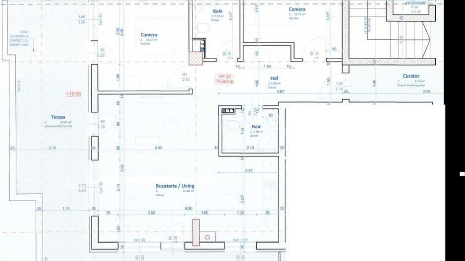 Apartament 3 camere, terasă circulară, Florești – zona Panemar - Poză 1