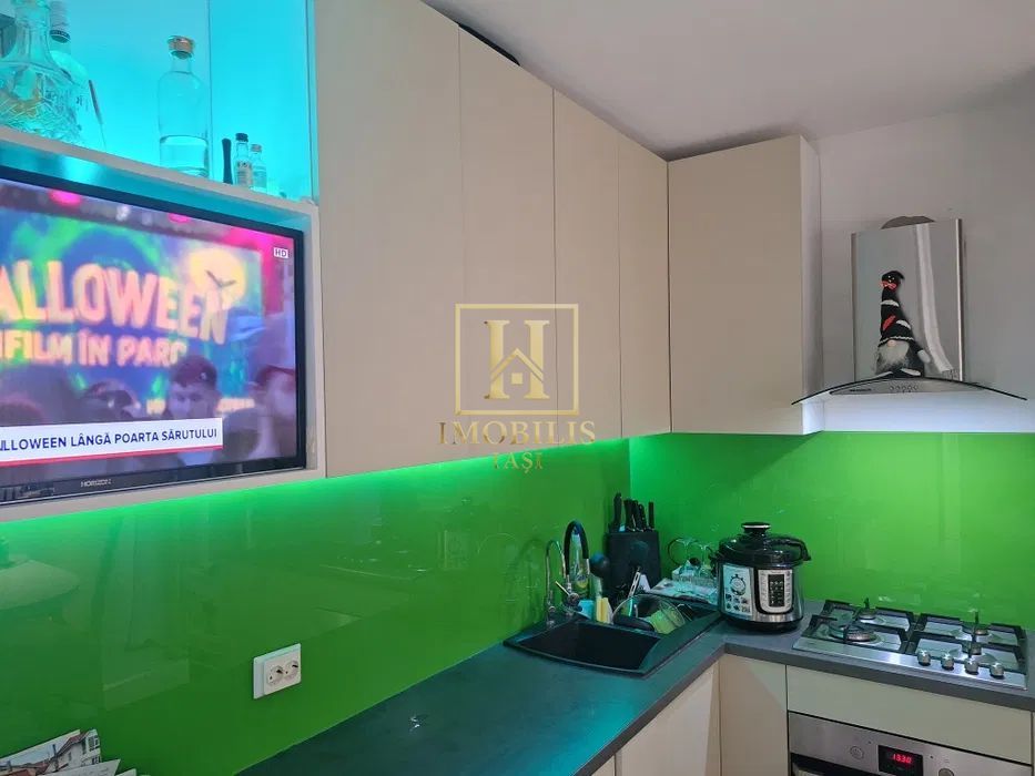 Apartament 3 camere Dec 60 mp mobilat cu gradina Bucium 100000 euro - Poză 4