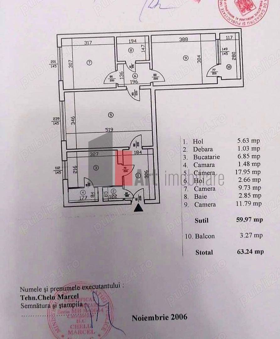 Vânzare apartament 3 camere Izvorul Crișului-Huedin - Poză 1