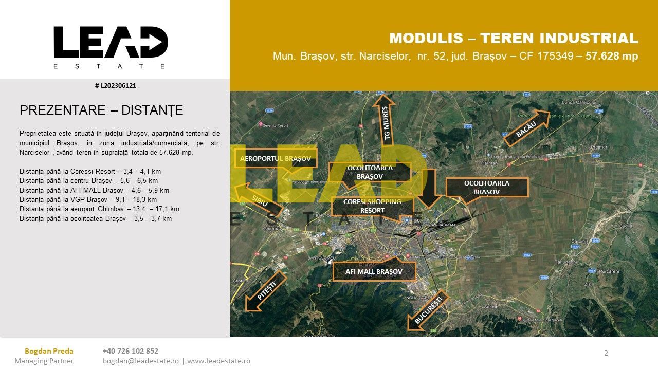 OPORTUNITATE INVESTIȚIE ZONA INDUSTRIALĂ/POTENȚIAL PARC INDUSTRIAL - Poză 2