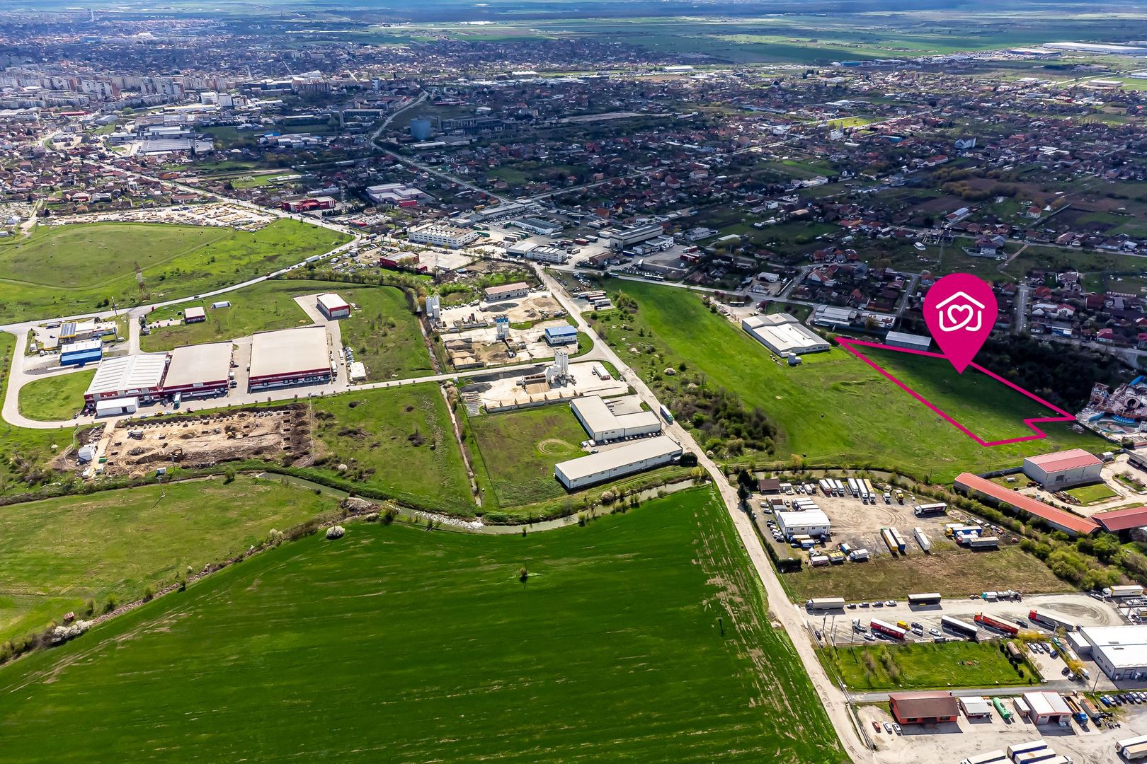 Teren cu PUZ in Arad, servicii, industrie, depozitare 8.307 mp - Poză 3